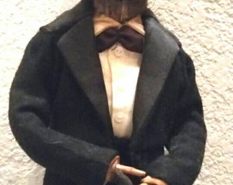 Abraham Lincoln Hand Made Folk Art Doll by Althea Wienke