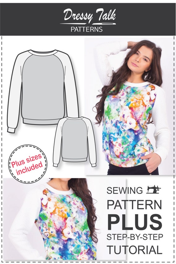 womens sweatshirt pattern