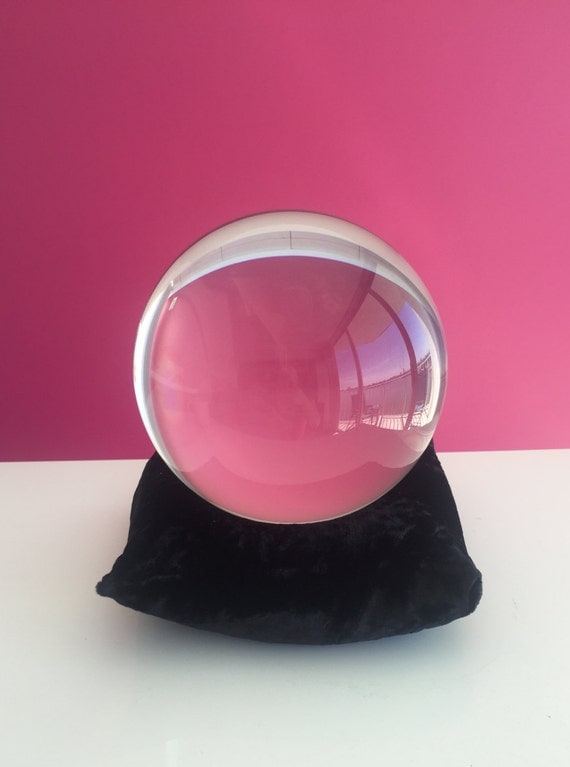 LARGE Crystal Ball 8 Inches Divination Gazing 200mm