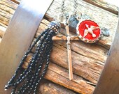 Confirmation Gifts for Girls Confirmation Necklace Holy Spirit jewelry religious dove charm necklace tassel cross necklace pave pendant Confirmation Gifts for Girls Confirmation Necklace Holy Spirit jewelry religious dove charm necklace tassel cross necklace pave pendant