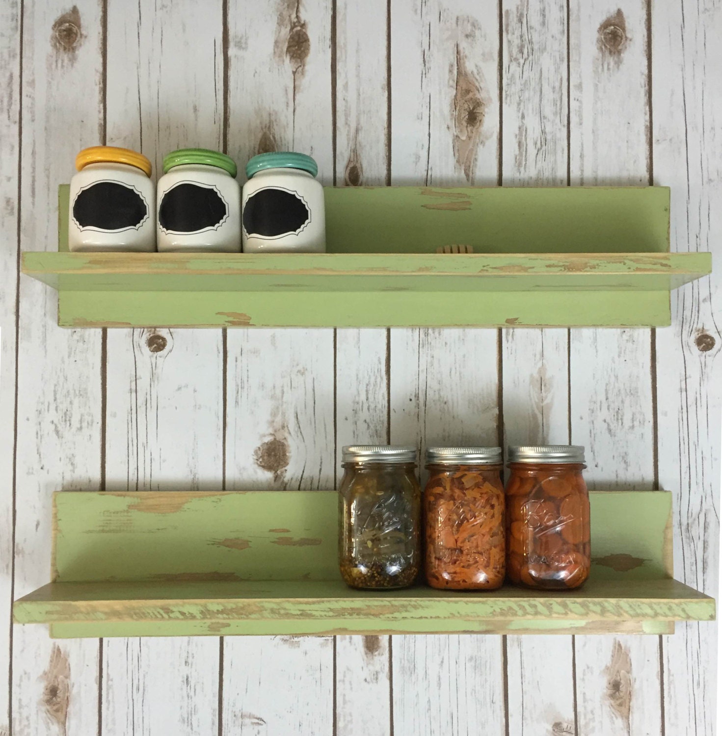 Rustic Floating Shelf Set Rustic Floating Shelf Set