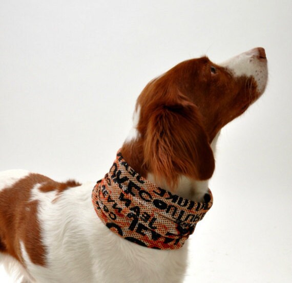 Dog scarf. Pet neck gaiter. Dog neck gaiter. Neck warner. Size