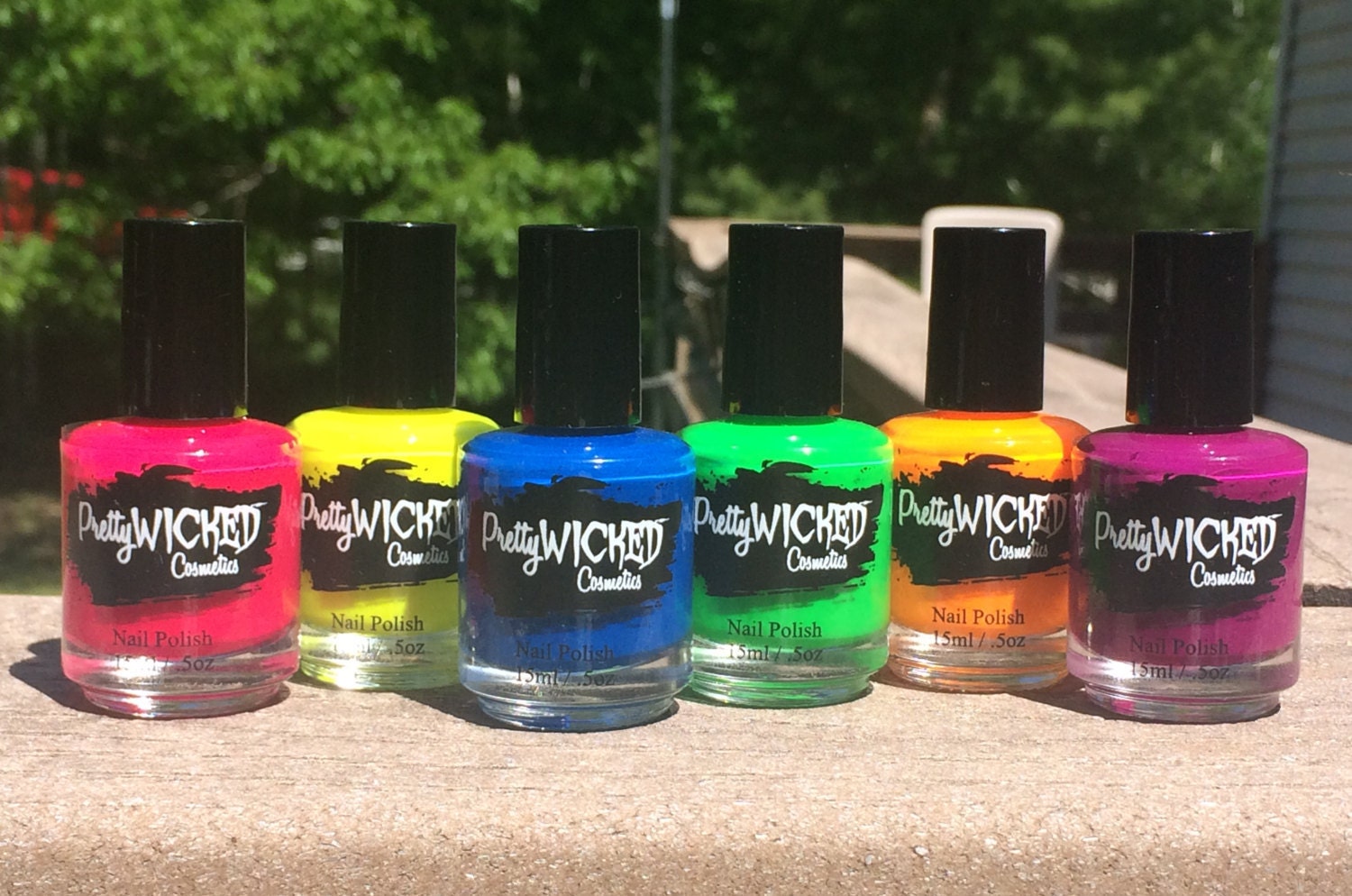 Neon Nail Polish Set Neon Nail Polish Bundle Bright Nail