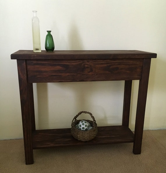 Rustic Solid Wood Console Handmade Sofa Table Solid Wood