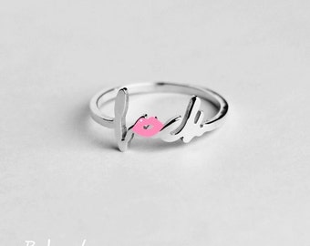 Fuck Ring, Knuckle Ring, Minimal Ring, Midi Rings, Dainty Ring, Simple Ring, Stacking Rings, Rose Gold Ring, Fuck It Ring, Fuck Jewelry