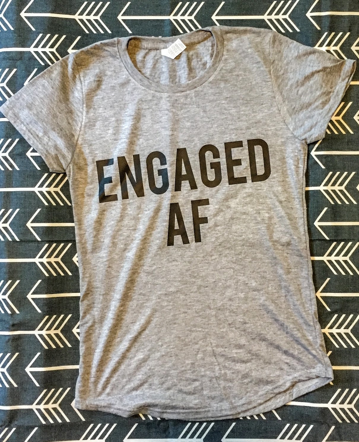 engaged christmas shirts