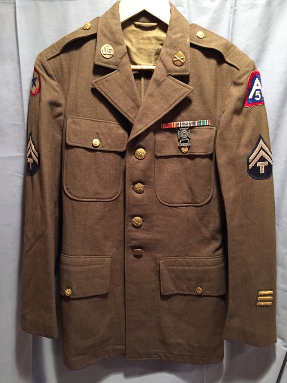 WW2 U.S Army 5th Army Service Jacket
