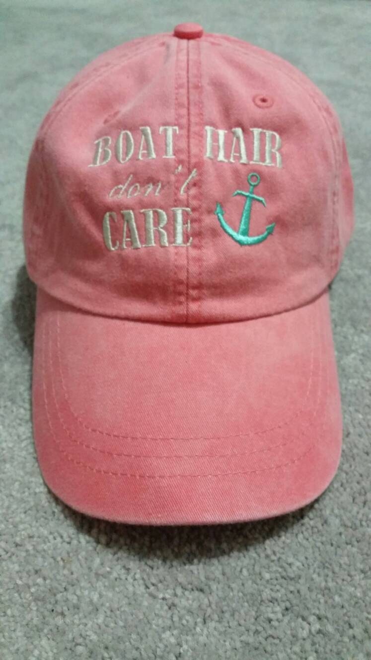 Boat Hair Don't Care Baseball Hat