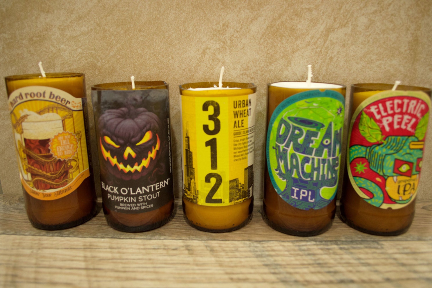 Specialty Beer Bottle Candles Great for Every Beer Lover