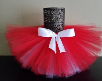 red and white tutu skirt