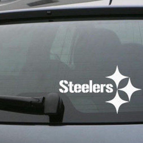 Pittsburgh Steelers Vinyl Decal Window Sticker by MundoMarketing