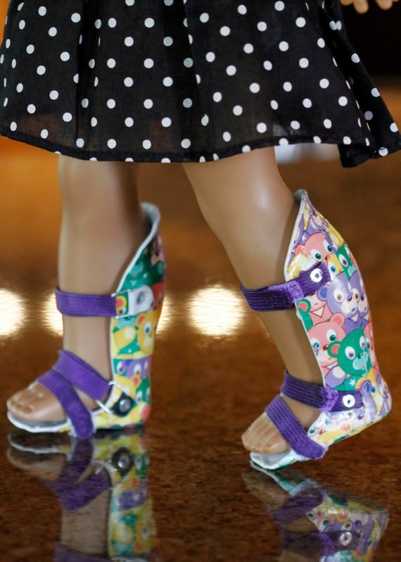 Pair of AFO Leg Braces/Splints for American Girl Doll or