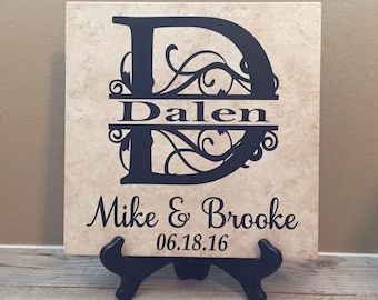 Personalized Wedding gift, Gift for Couple, Wedding Gift, Wedding Shower Gift, Last Name Established, Gift for Couple, last name sign