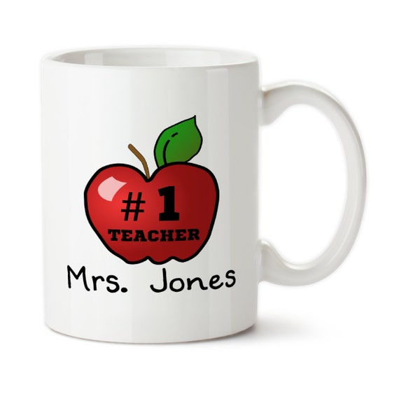 Number One Teacher Best Teacher Awesome Teacher by DrageynDesigns