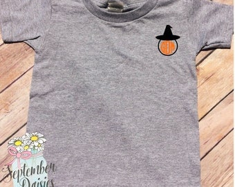 Toddler Halloween Shirt - Halloween Toddler Shirt - Little Kids Halloween Shirt - Toddler Halloween - Toddler Halloween Monogram - Halloween