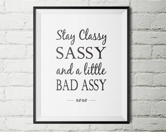 Sassy quotes | Etsy