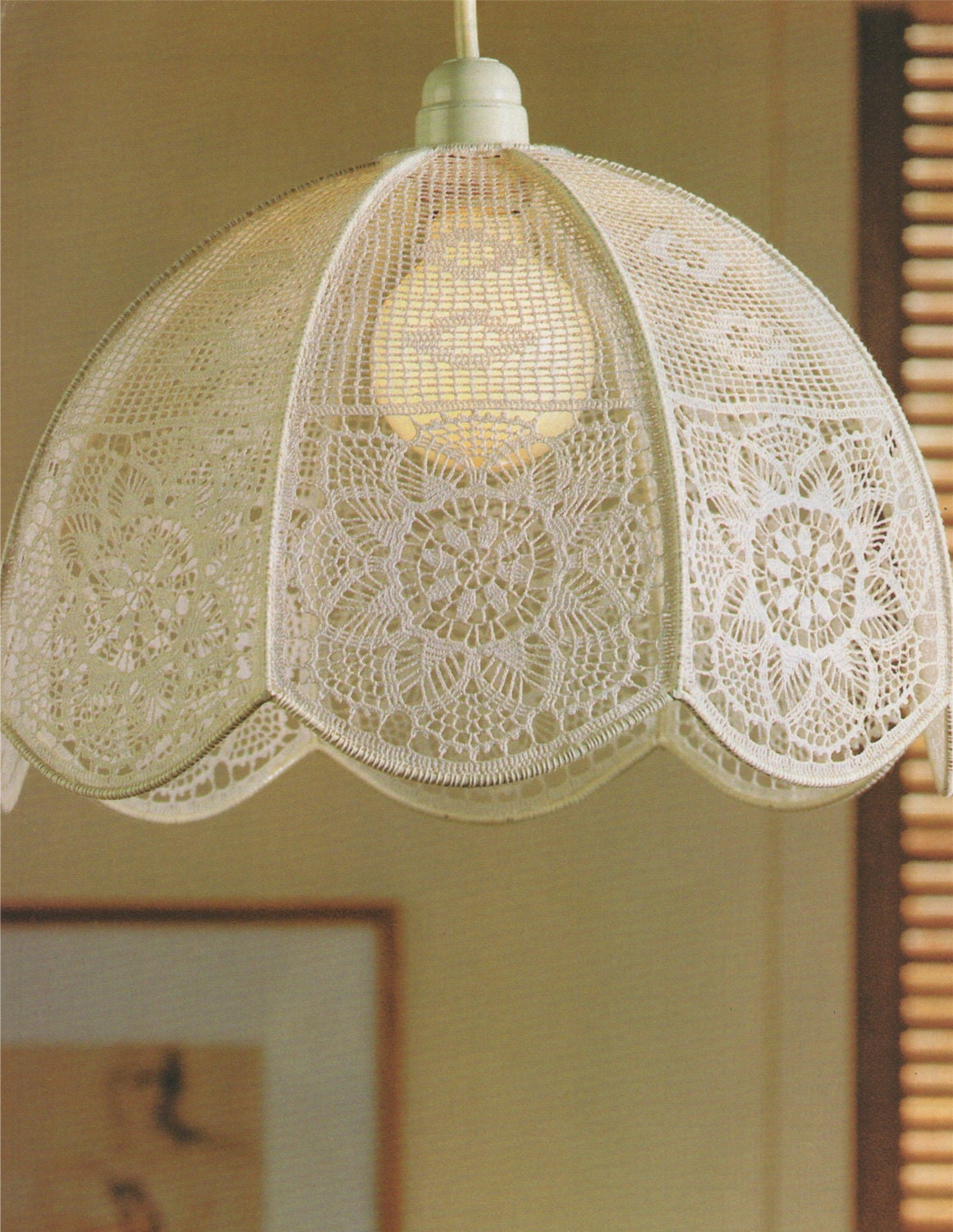 Lampshade Cover PDF Crochet Pattern Home Accessories . Lamp Shade