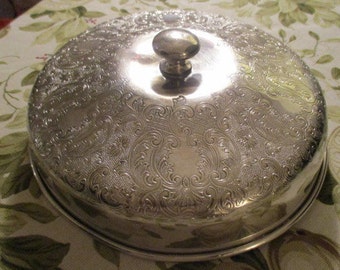 Vintage Silver Plate Dish Cover