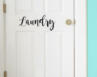 Laundry room vinyl | Etsy