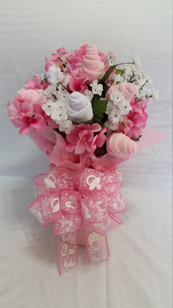 Its a Girl Vase Pink Vase Baby Shower Vase Baby Shower