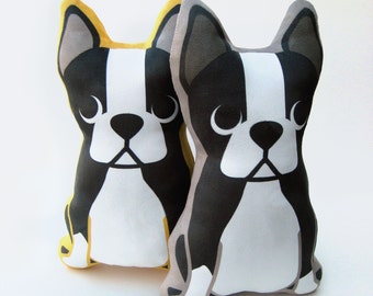 Boston Terrier Plush Pillow