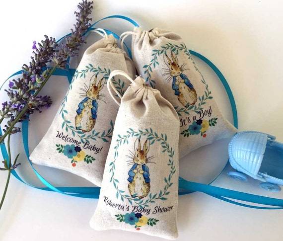 Peter Rabbit Baby Shower LAVENDER SACHET Party Favors Full