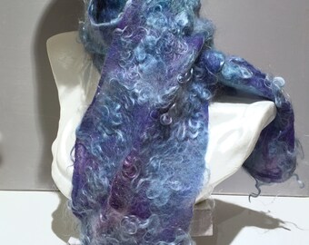 Felting Tutorial, How to Nuno Felt, Felting Instructions, Learn to Wet Felt, Instant Download, wet felted scarf, wet felt wool, nuno felting