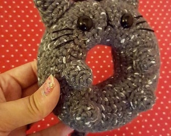 Donut Cat Amigurumi Pattern - Kawaii Cat Lady - PDF - Instant Download