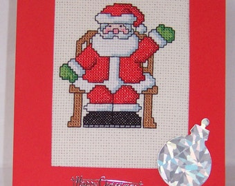 LARGE REDWORK Sampler completed cross stitch by DebsCrossStitch