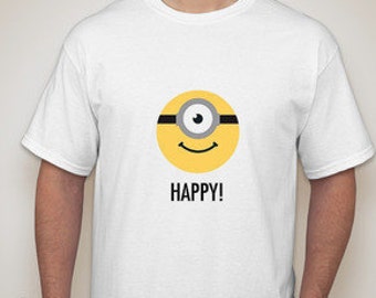 white minion t shirt