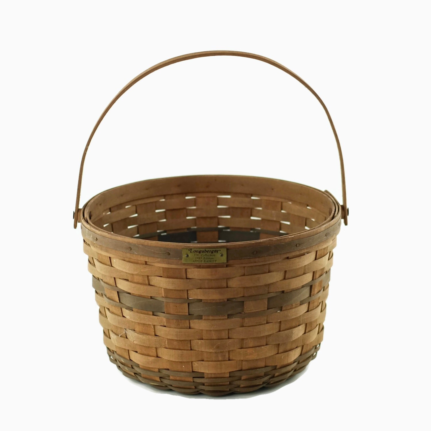 Vintage Longaberger J.W. Collection 1985 Edition Apple Basket