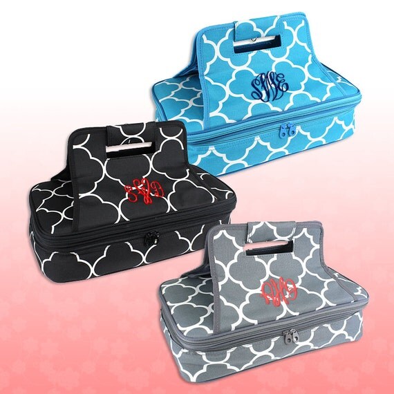 Monogram Casserole Carrier Personalized Casserole Carrier