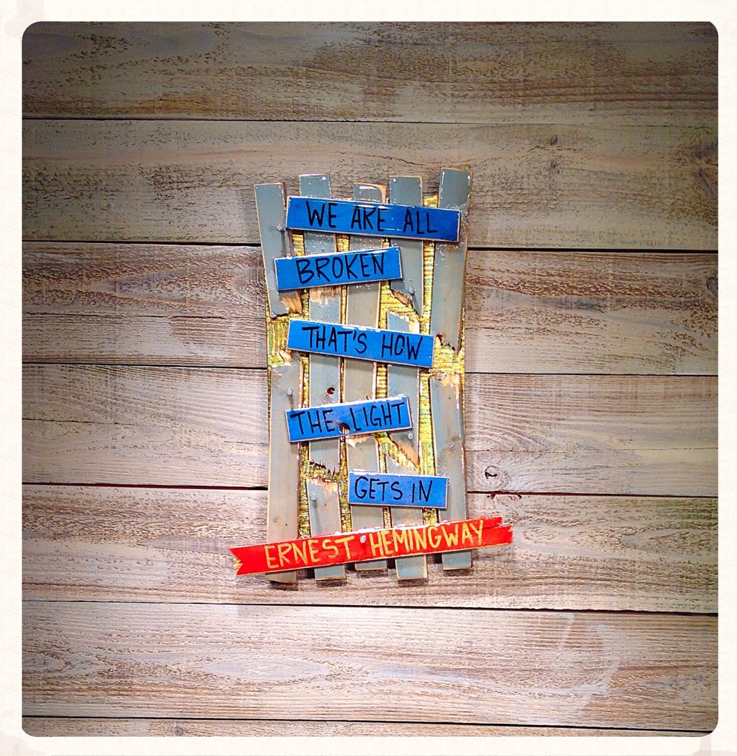 Ernest Hemingway Recovery gift therapist gift Mantra Get