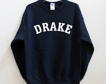 DRAKE Graphic Print Unisex Sweatshirt