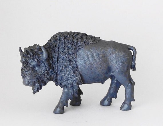Bison Bison Buffalo Statue Sculpture Sculpture de par hodihomedecor