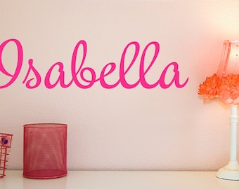 Personalized Childrens Wall Decal - Nursery Wall Decal - Girls Name Wall Decal - Personalized Name Decal - Vinyl Wall Decal