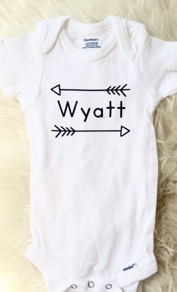 Baby Boy Name Onesie Tribal Onesie Boys Boy Name by