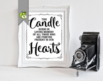 Diy memorial candle | Etsy