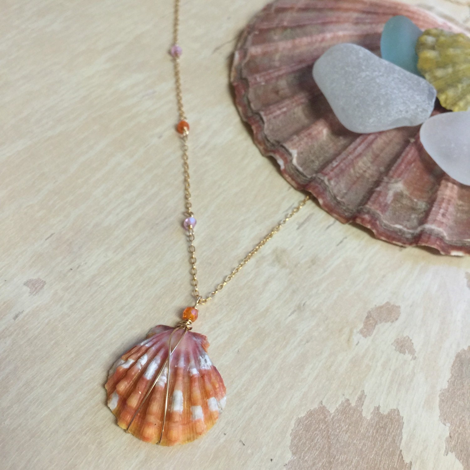 Sunrise Shell Necklace Hawaii Sunrise Necklace Hawaii Shell