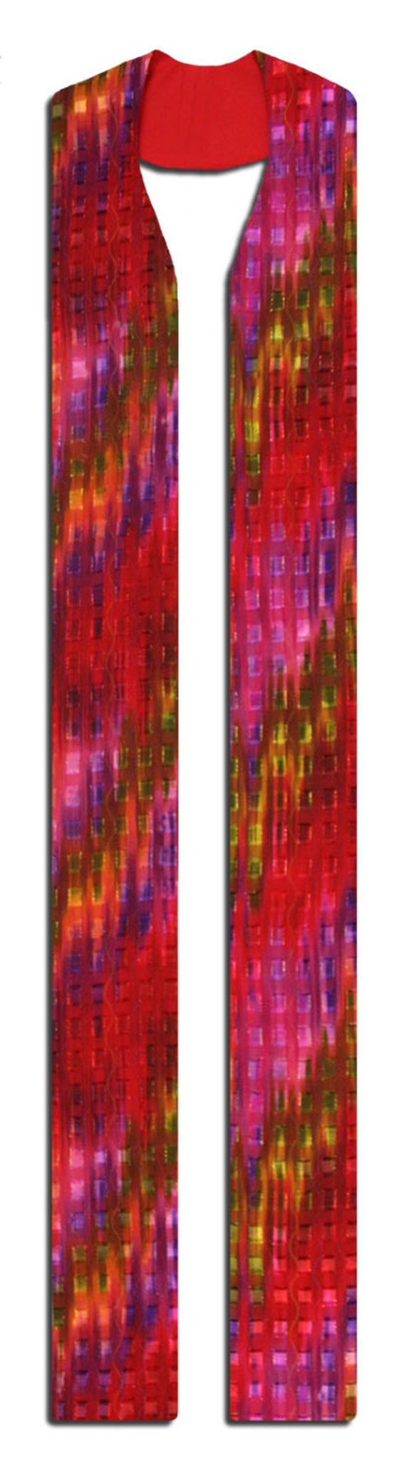 Clergy Stole Red Clergy Stole Rainbow Clergy Stole