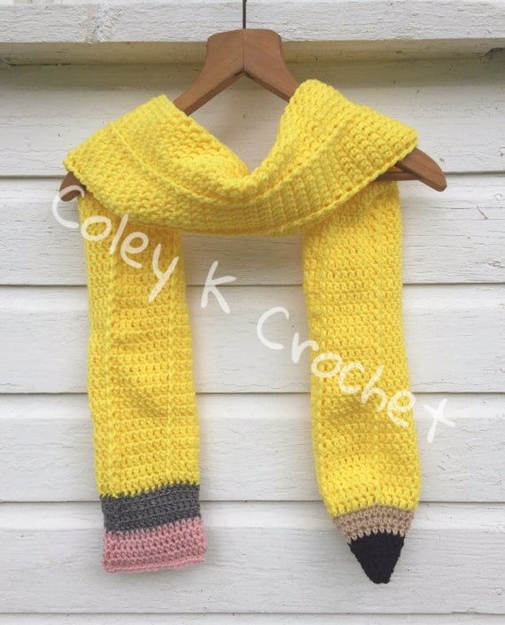 Pencil Scarf Crochet Pattern