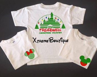 Disney Family Christmas Shirts, free shipping