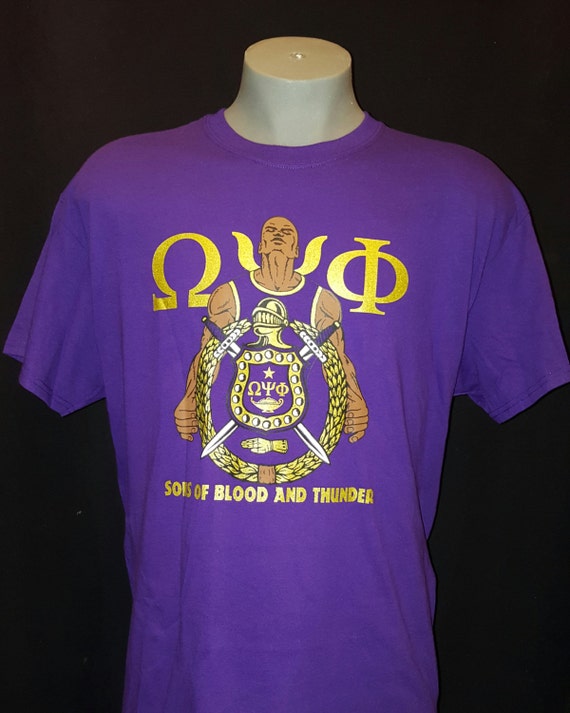 omega psi phi tee shirts