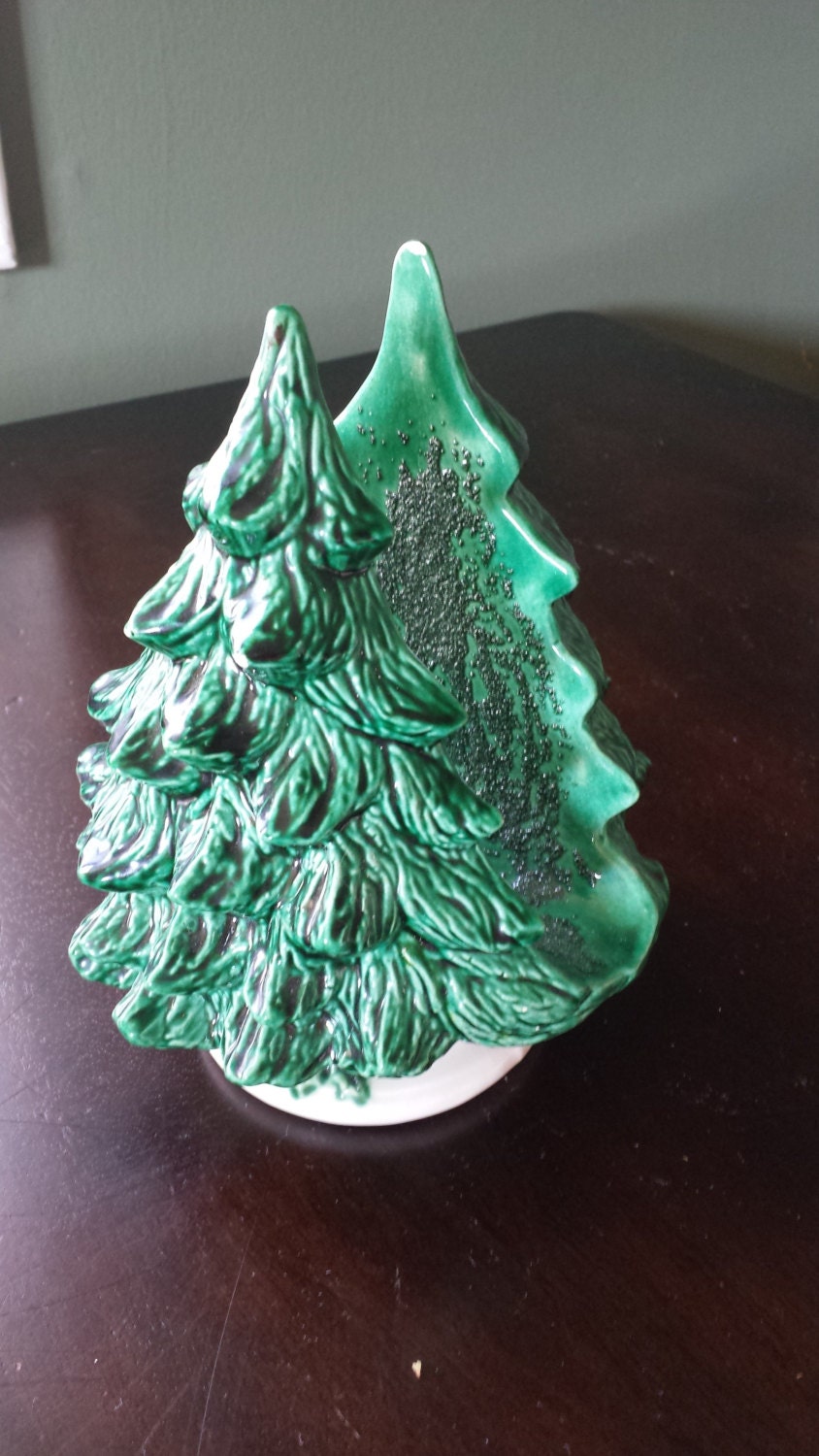 Vintage Christmas Tree Napkin Holder * Vintage Christmas Tree Decor