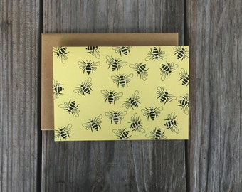Bee Note Card Set, Bee Thank You Card Set, Bee Cards