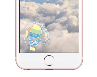 Custom Snapchat Geofilter, Baby Shower Snapchat Filter, Oh the places you'll go Filter