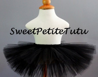 Black Tutu, Black Girl's Tutu, Preemie, Newborn to 10/12 girls, Baby Tutu, Birthday tutu, black newborn tutu, black preemie, First Birthday