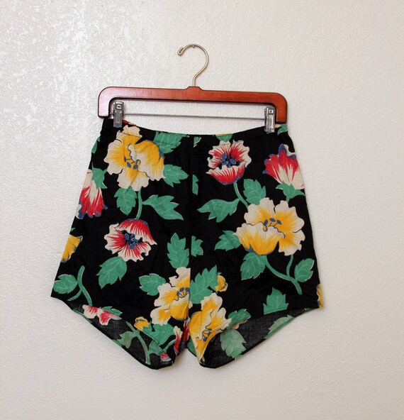 RARE Vintage 40's High Waisted Cotton Shorts size