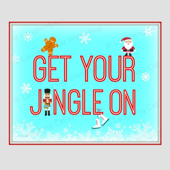 Items similar to Funny Christmas decor Funny Christmas poster funny