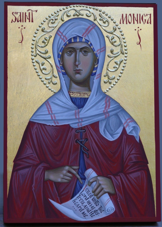 St Monica Icon Orthodox Hand Painted Orthodox Icon